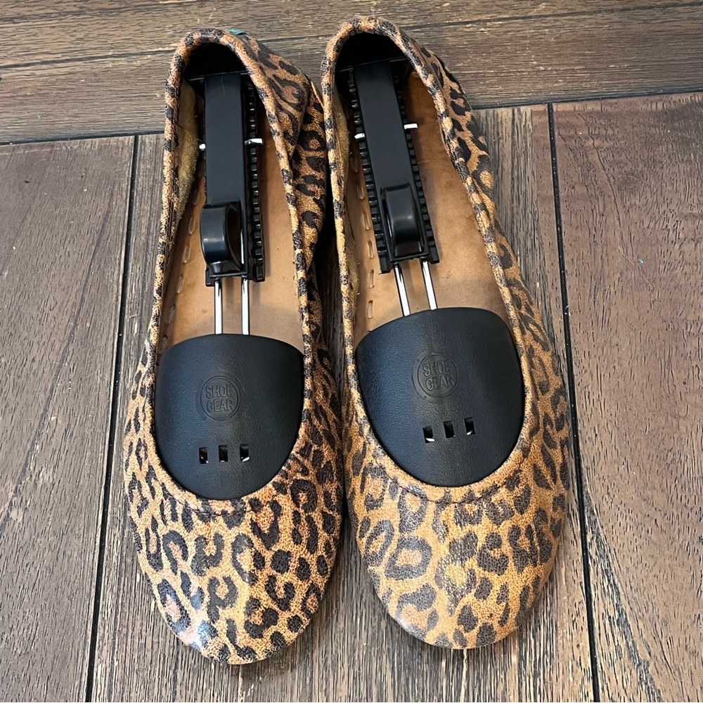 Tieks Leopard Print Leather Flats Womens size 10 - Picture 2 of 11